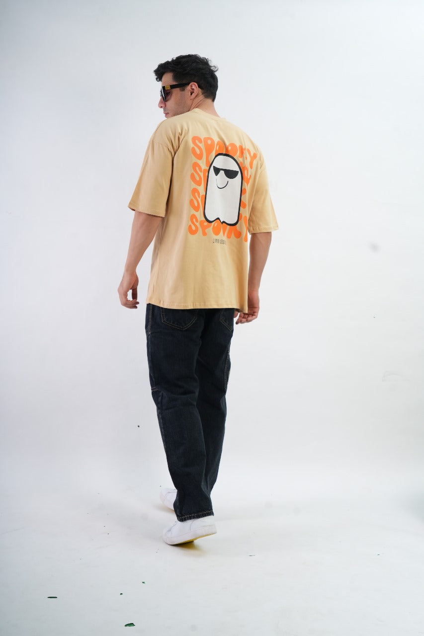 Spooky Vibes Cool Ghost Relaxed Fit T-shirt - Ultra Soft