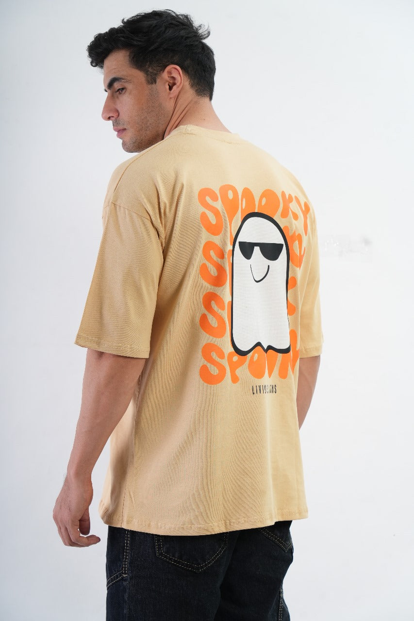 Spooky Vibes Cool Ghost Relaxed Fit T-shirt - Ultra Soft