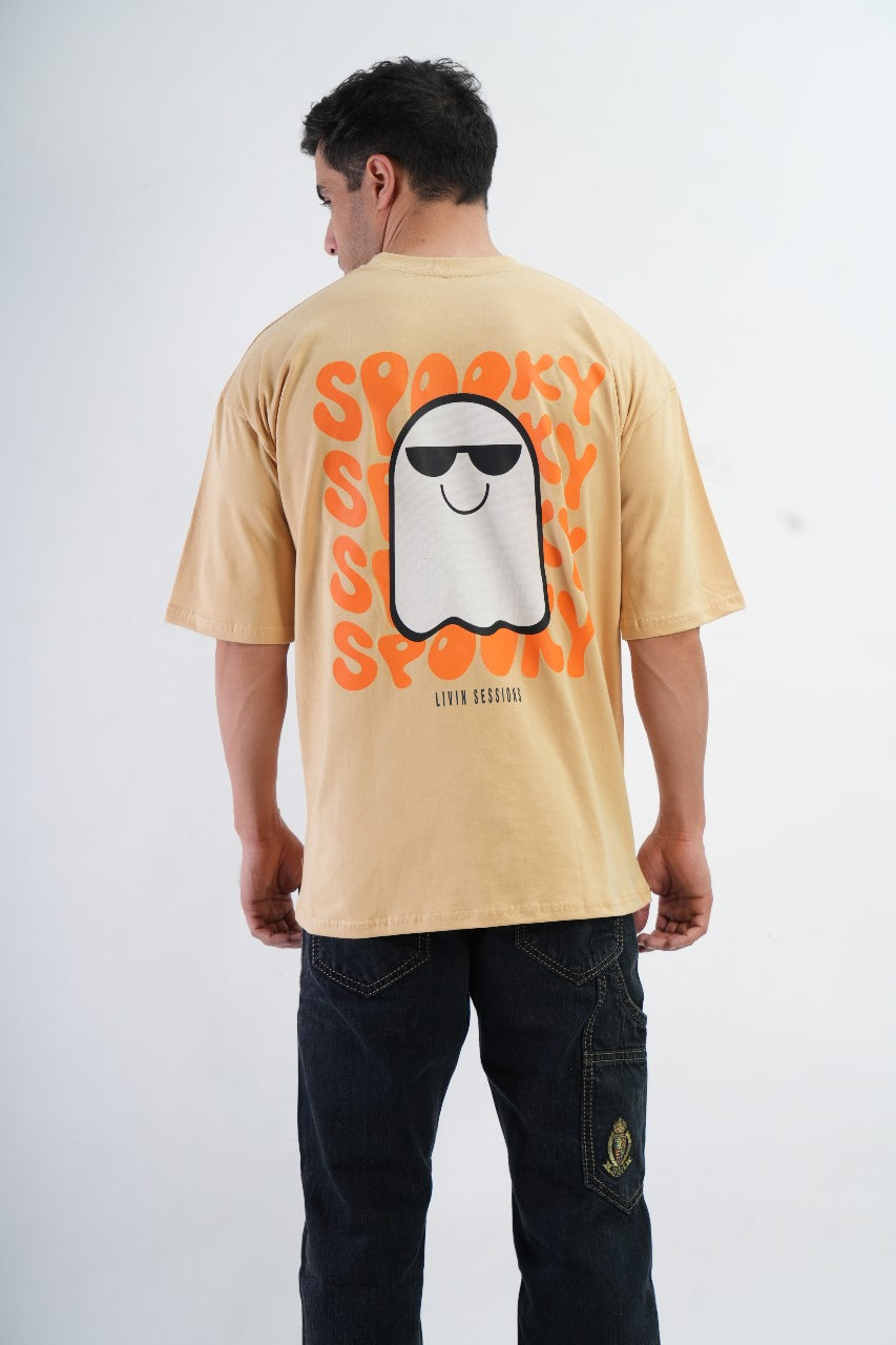 Spooky Vibes Cool Ghost Relaxed Fit T-shirt - Ultra Soft